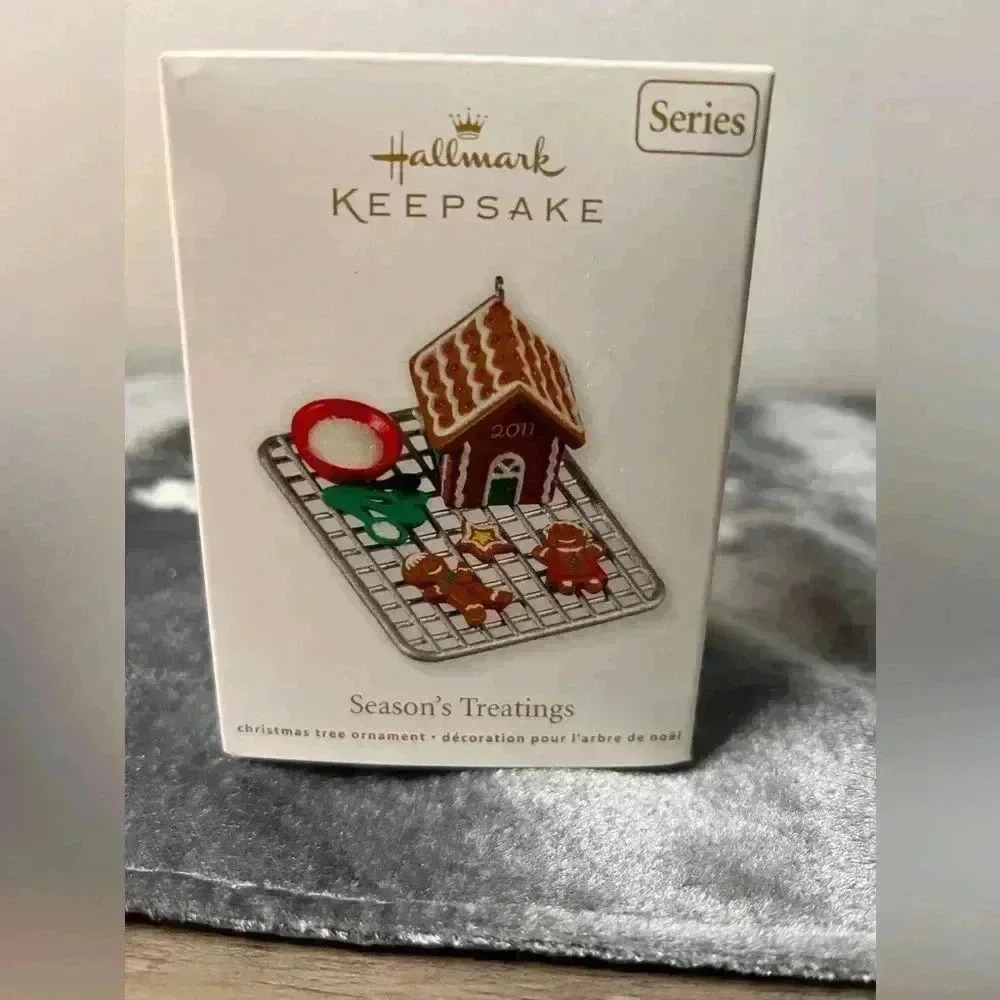 Hallmark Keepsake NIB 2011 Season's Treatings #3 In Series Christmas Ornament